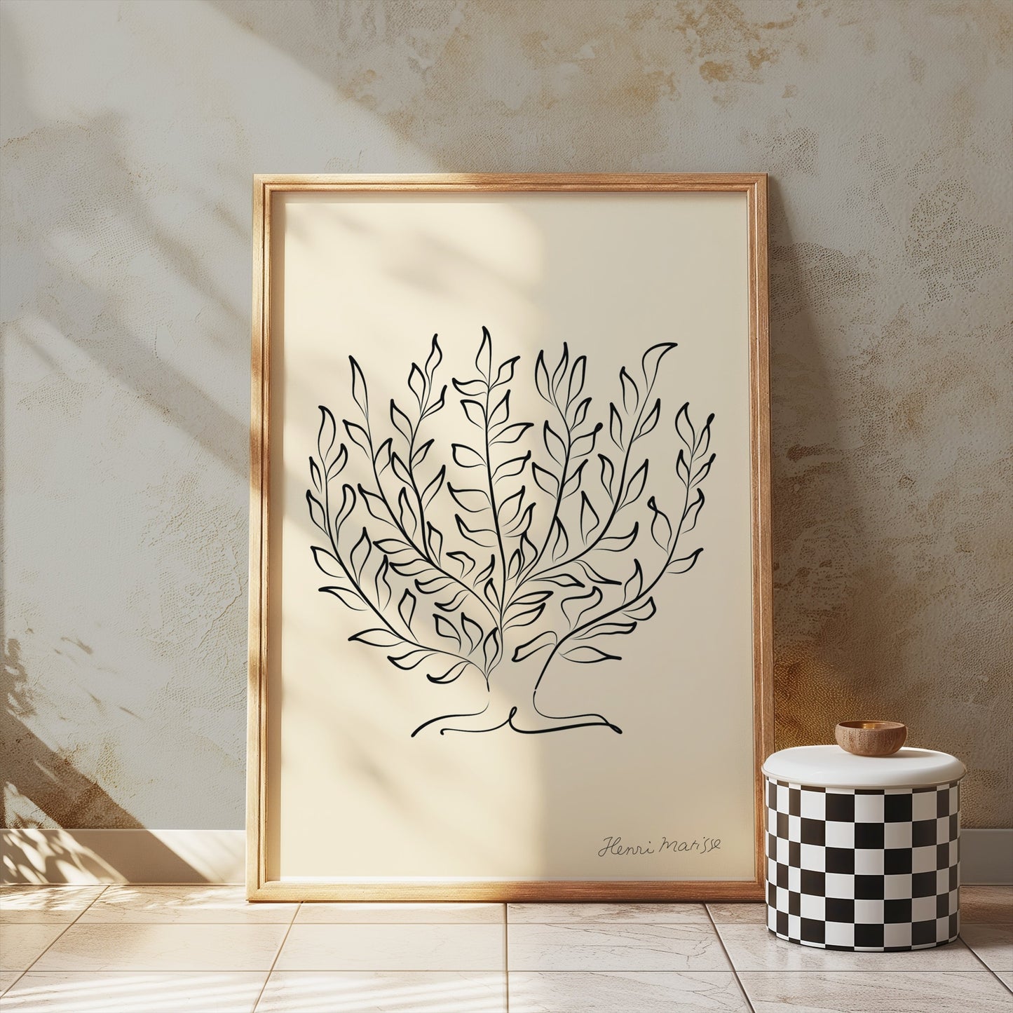 Premium Poster of Elegant Botanical Artwork Henri Matisse-Inspired Posters