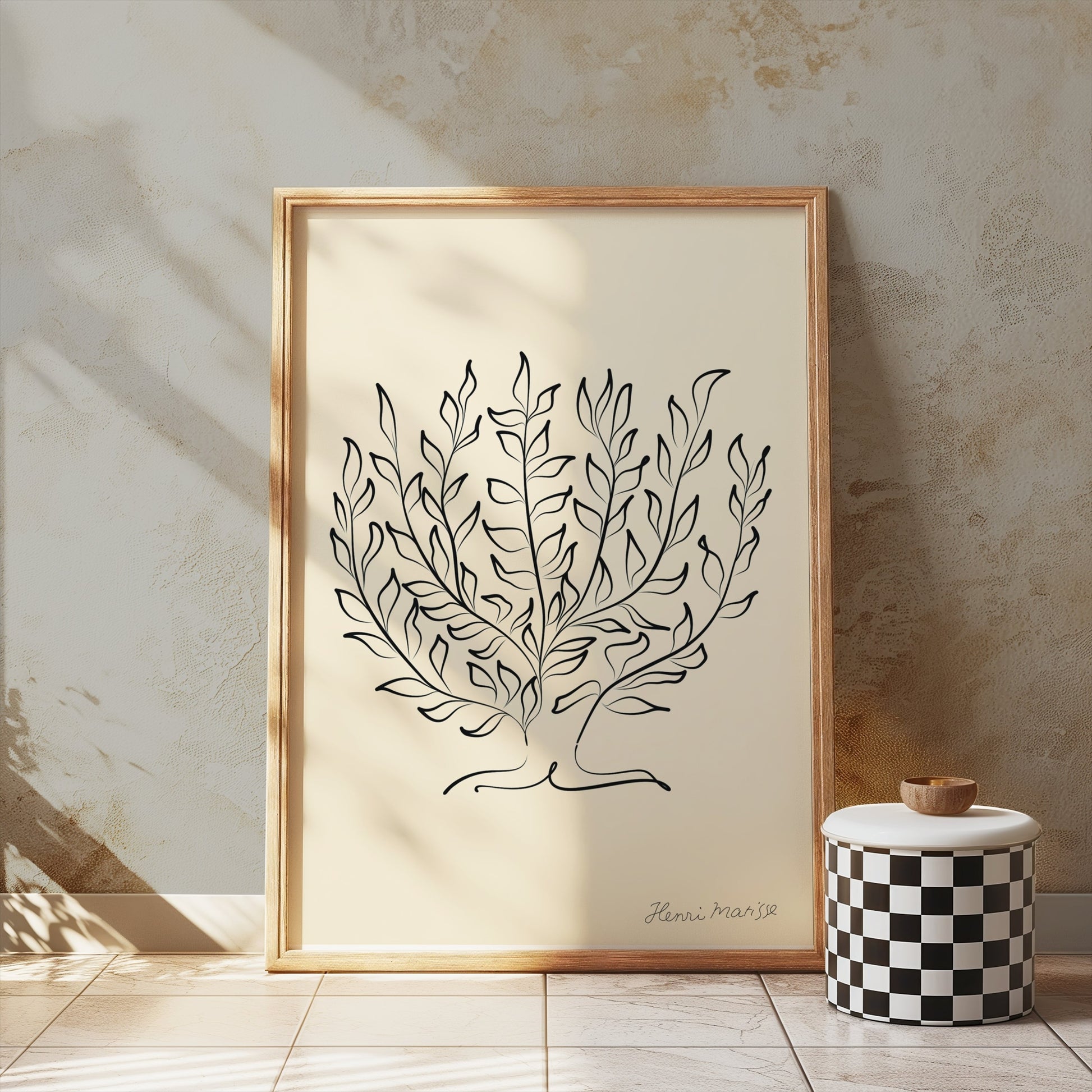 Premium Poster of Elegant Botanical Artwork Henri Matisse-Inspired Posters