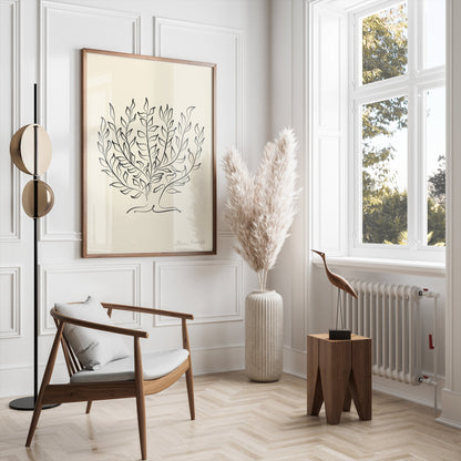 Premium Poster of Elegant Botanical Artwork Henri Matisse-Inspired Posters