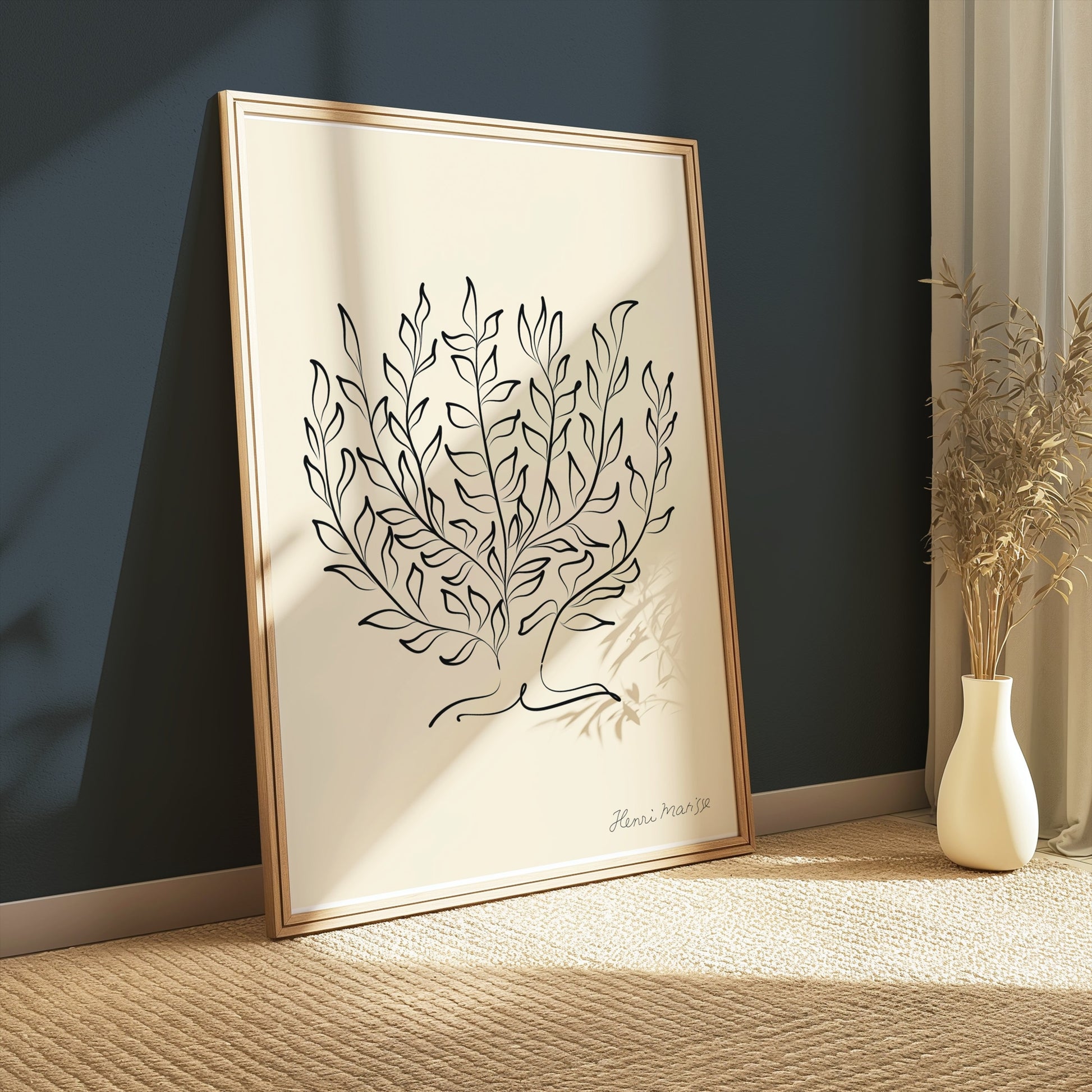 Premium Poster of Elegant Botanical Artwork Henri Matisse-Inspired Posters