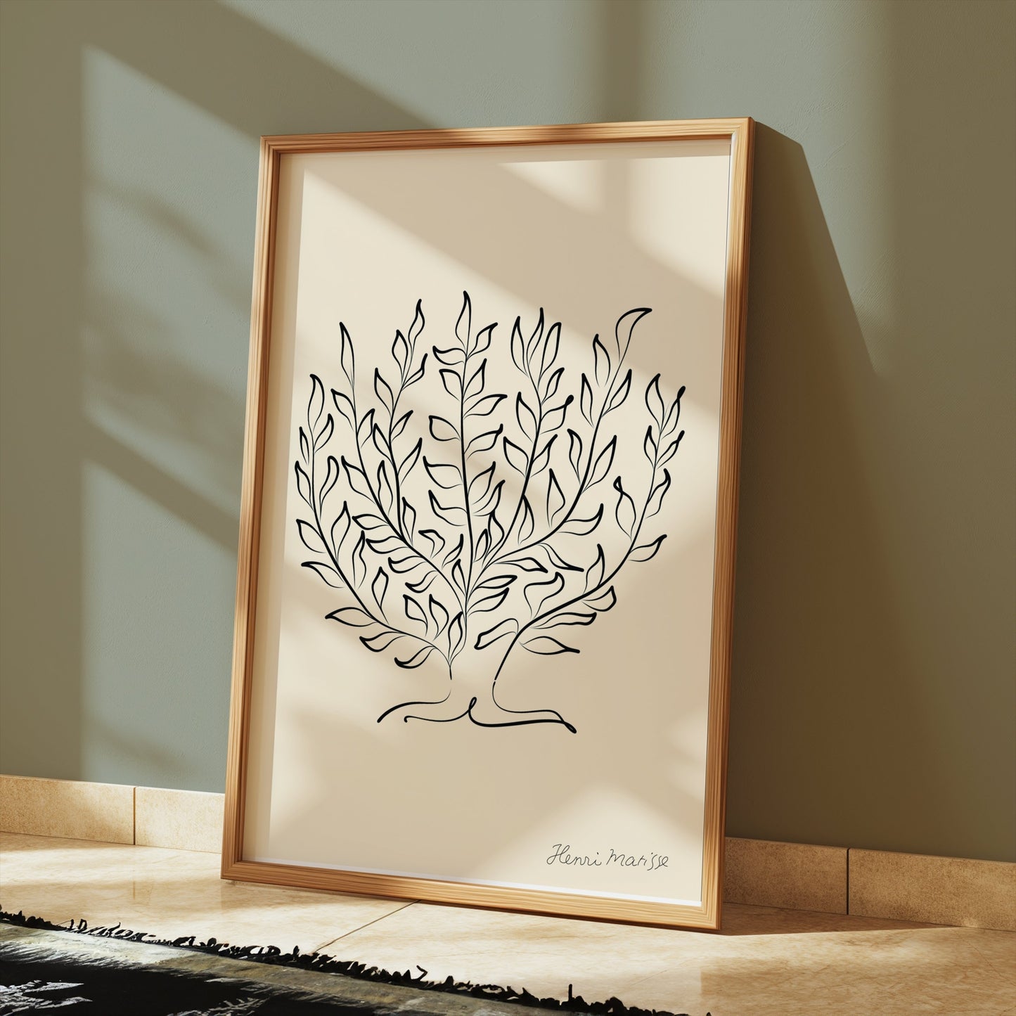 Premium Poster of Elegant Botanical Artwork Henri Matisse-Inspired Posters