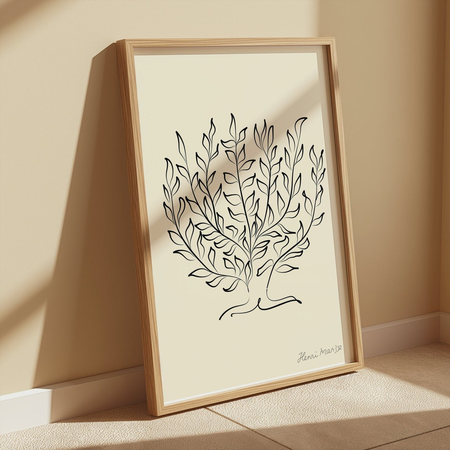 Premium Poster of Elegant Botanical Artwork Henri Matisse-Inspired Posters