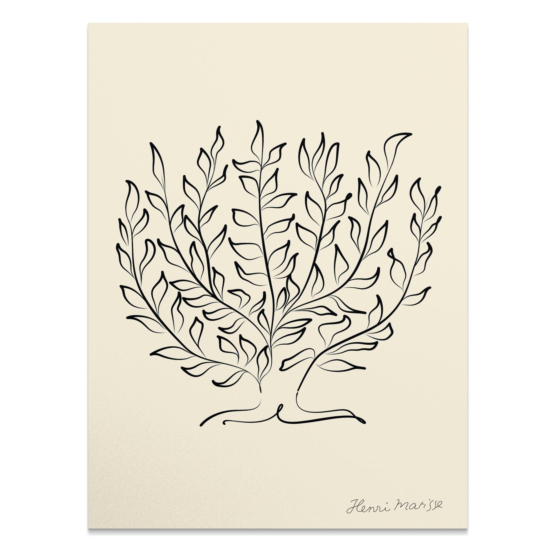 Premium Poster of Elegant Botanical Artwork Henri Matisse-Inspired Posters