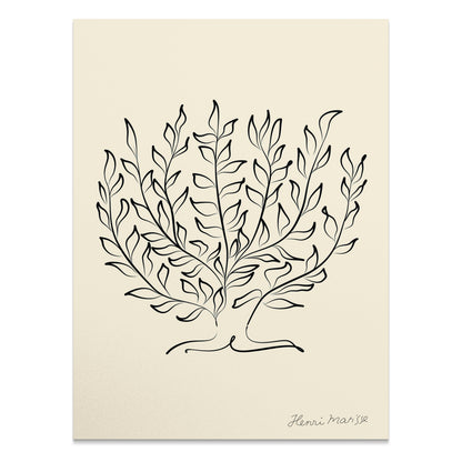 Premium Poster of Elegant Botanical Artwork Henri Matisse-Inspired Posters