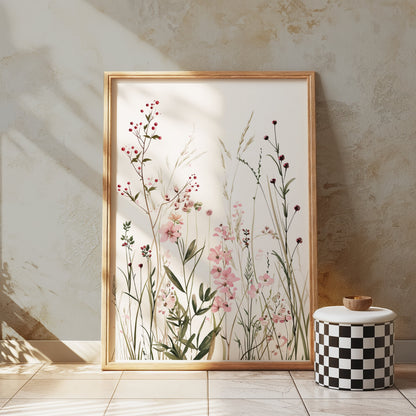 Premium Poster of Elegant Botanical Floral Wall Art Prints Aesthetic Posters