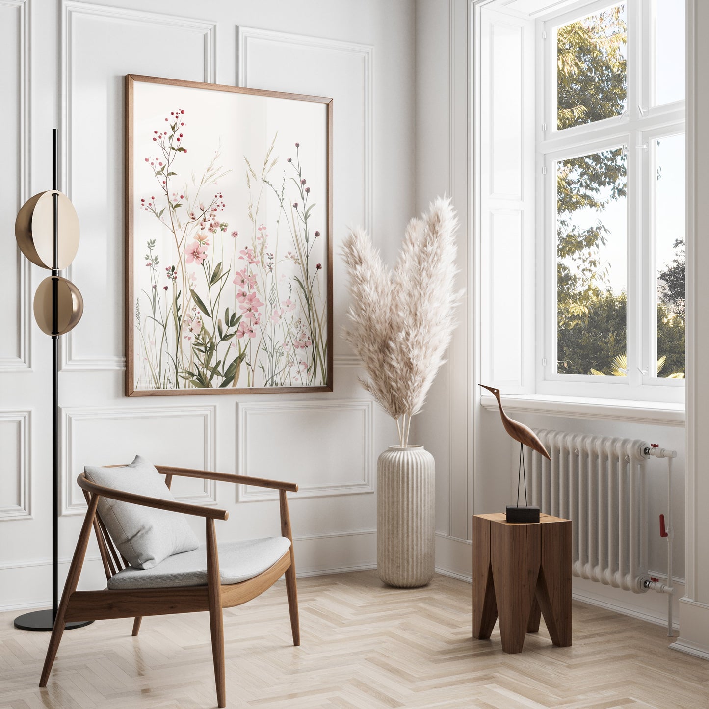 Premium Poster of Elegant Botanical Floral Wall Art Prints Aesthetic Posters