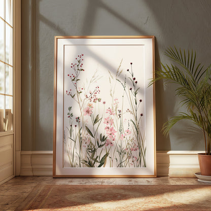 Premium Poster of Elegant Botanical Floral Wall Art Prints Aesthetic Posters