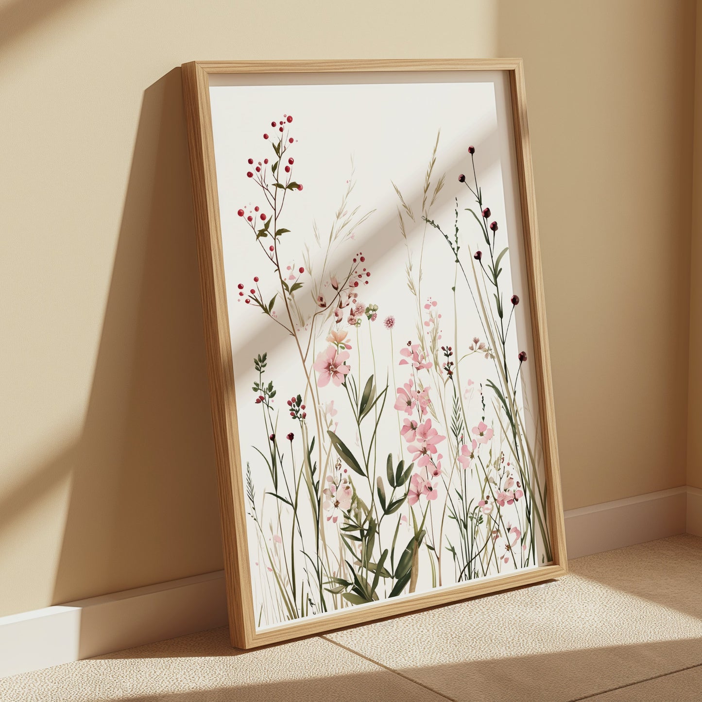 Premium Poster of Elegant Botanical Floral Wall Art Prints Aesthetic Posters