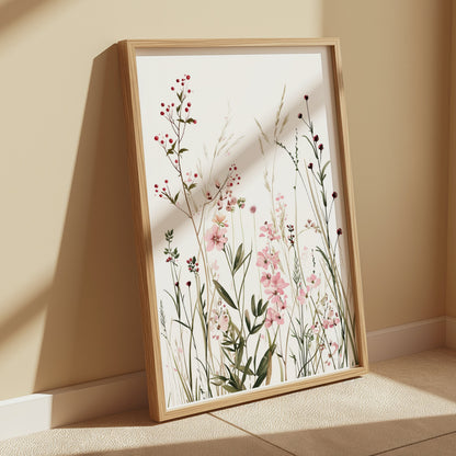 Premium Poster of Elegant Botanical Floral Wall Art Prints Aesthetic Posters