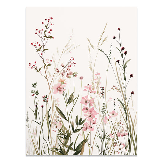 Premium Poster of Elegant Botanical Floral Wall Art Prints Aesthetic Posters