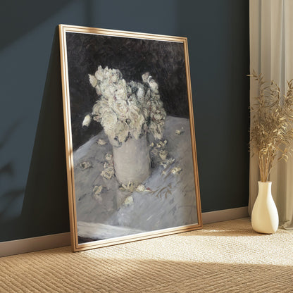 Premium Poster of Elegant Bouquet in White Vase Art Print Posters