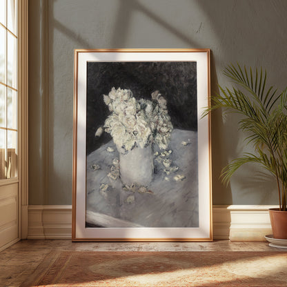Premium Poster of Elegant Bouquet in White Vase Art Print Posters