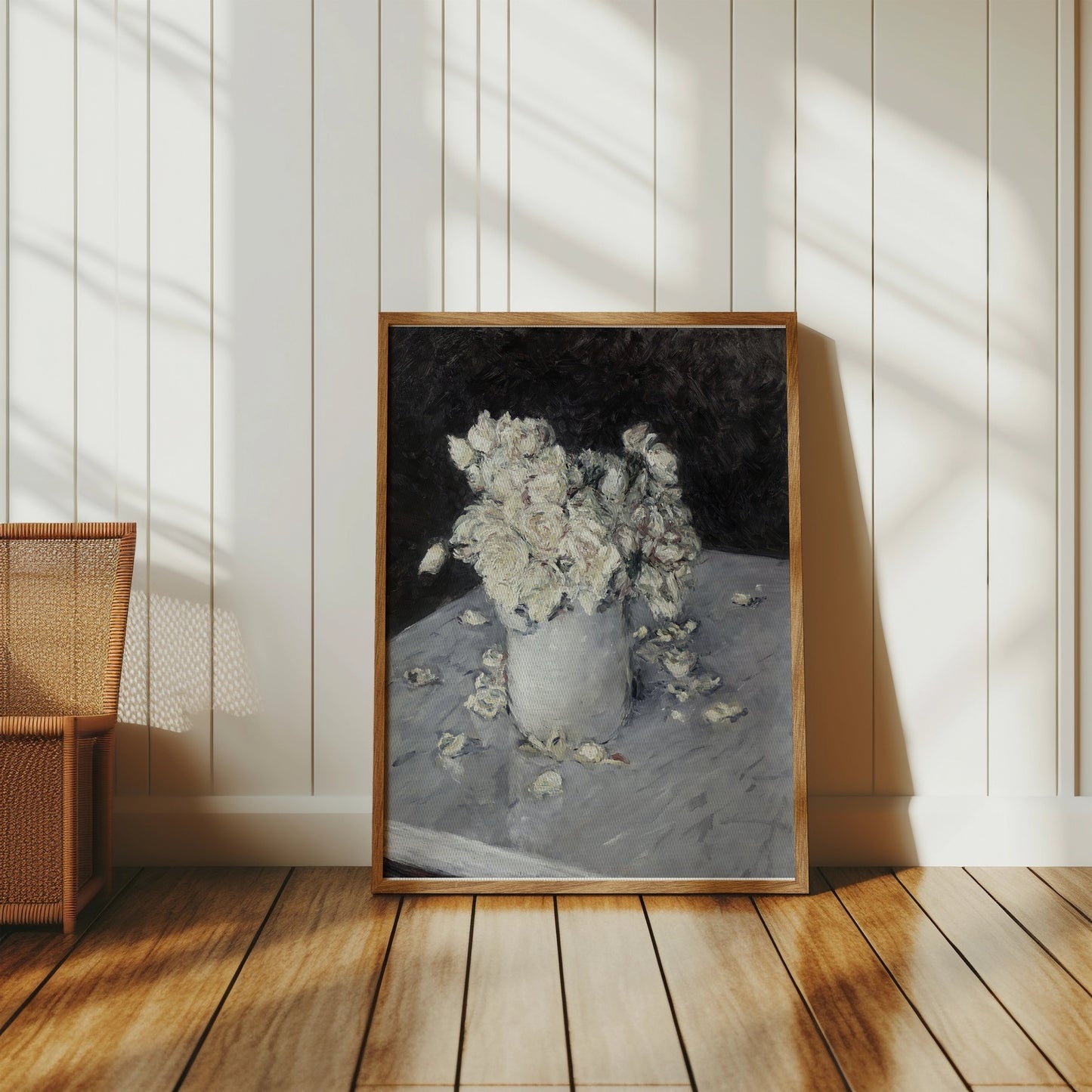 Premium Poster of Elegant Bouquet in White Vase Art Print Posters