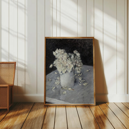 Premium Poster of Elegant Bouquet in White Vase Art Print Posters