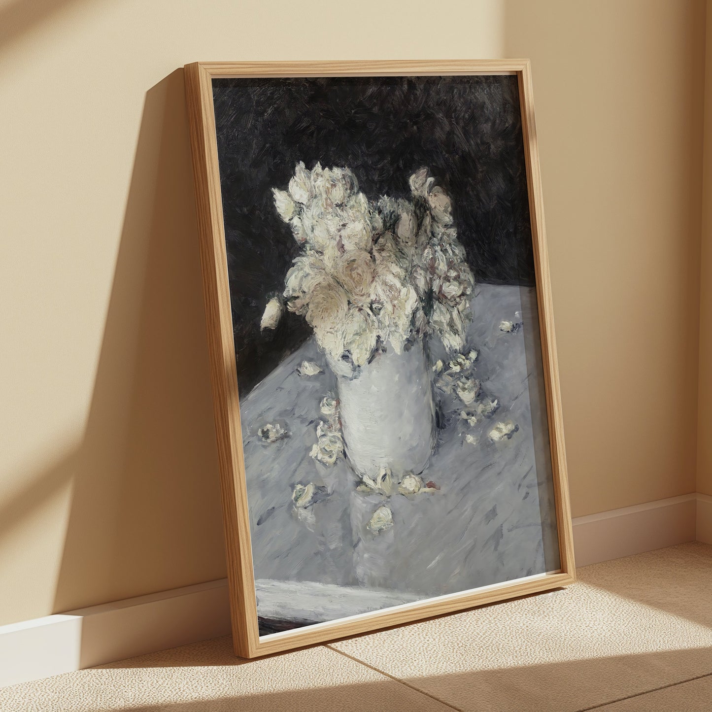 Premium Poster of Elegant Bouquet in White Vase Art Print Posters