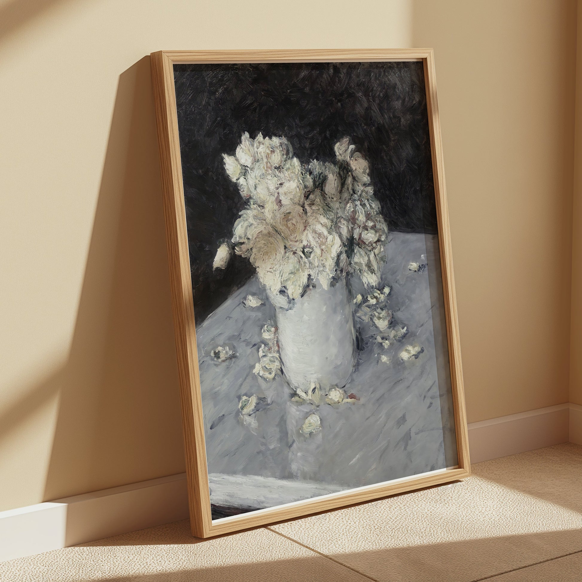Premium Poster of Elegant Bouquet in White Vase Art Print Posters
