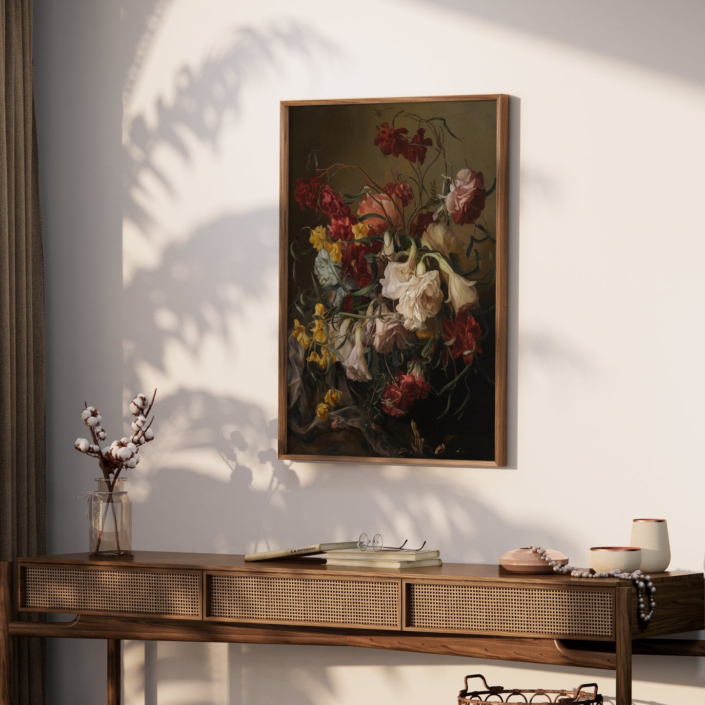 Premium Poster of Elegant Bouquet of Flowers in Vintage Style Posters