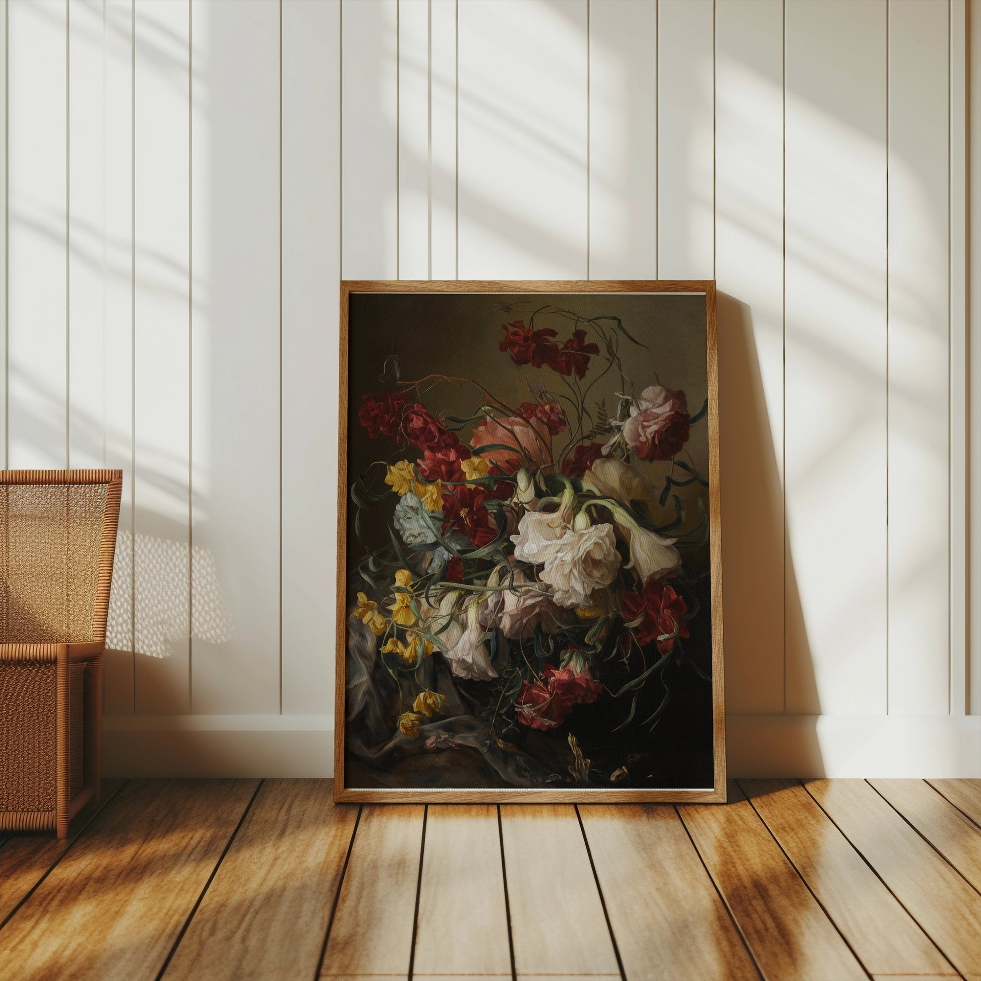 Premium Poster of Elegant Bouquet of Flowers in Vintage Style Posters