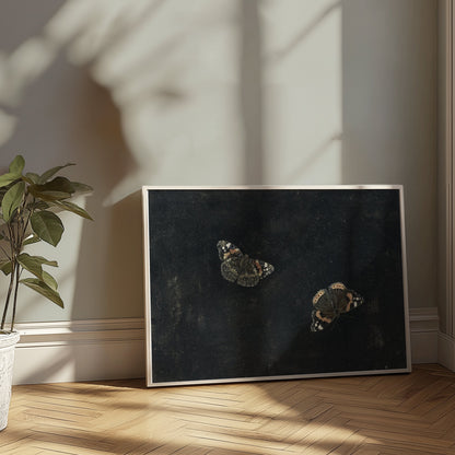 Premium Poster of Elegant Dark-theme Butterfly Art Posters