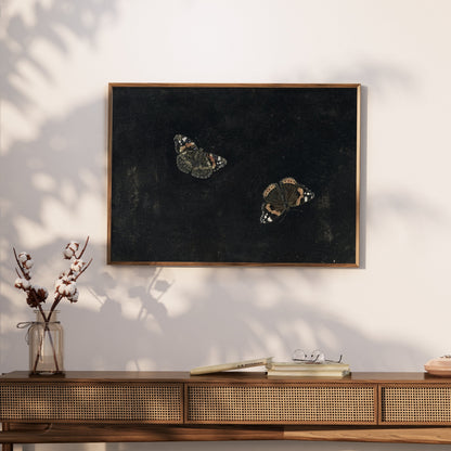 Premium Poster of Elegant Dark-theme Butterfly Art Posters