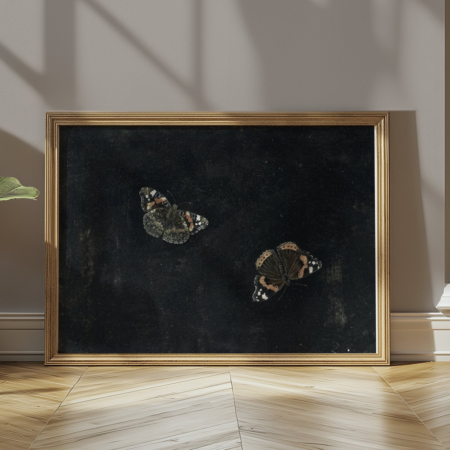 Premium Poster of Elegant Dark-theme Butterfly Art Posters