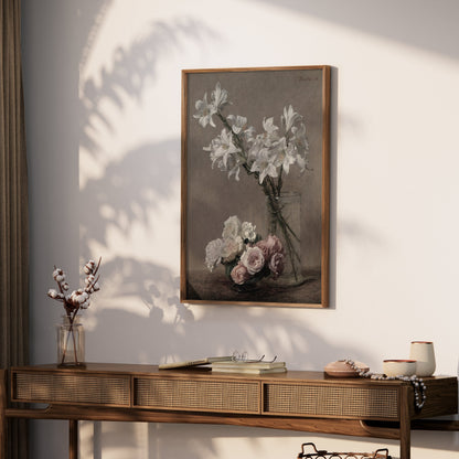 Premium Poster of Elegant Floral Arrangement Still Life Art Posters