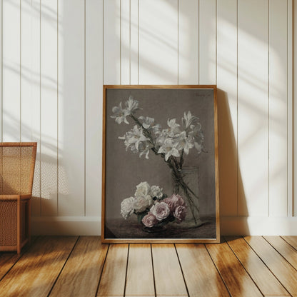 Premium Poster of Elegant Floral Arrangement Still Life Art Posters