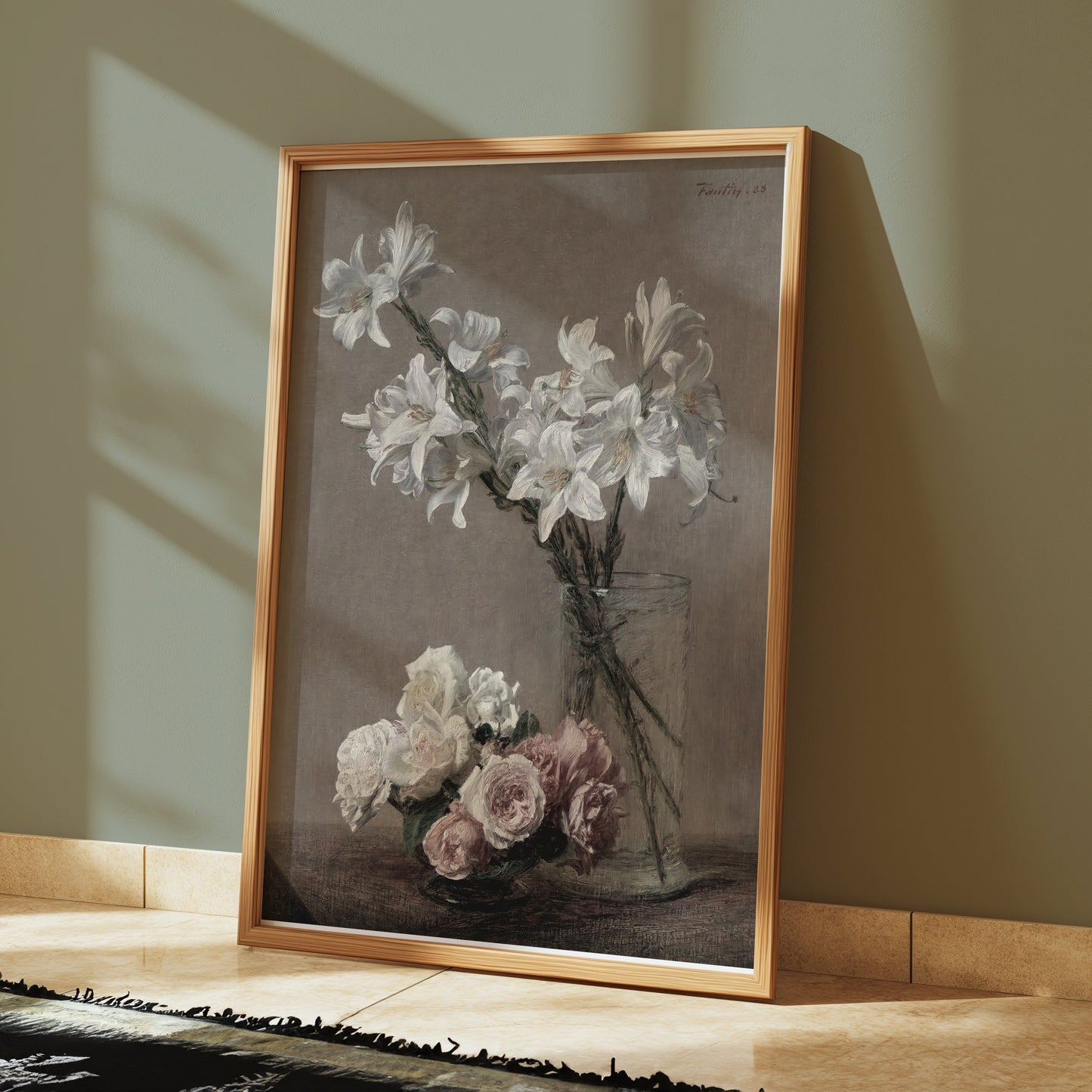 Premium Poster of Elegant Floral Arrangement Still Life Art Posters