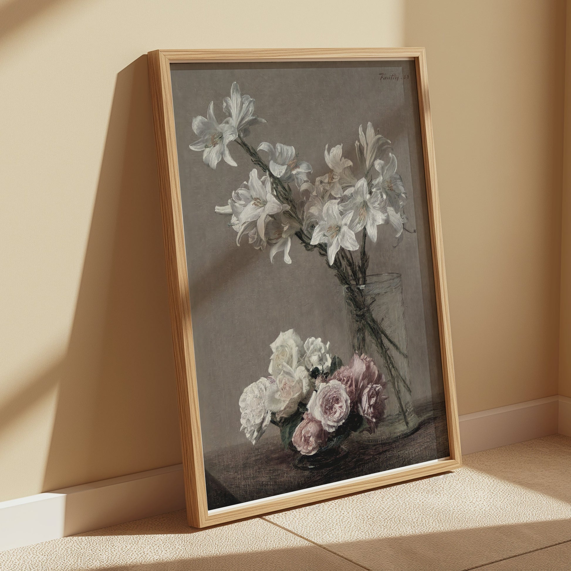 Premium Poster of Elegant Floral Arrangement Still Life Art Posters