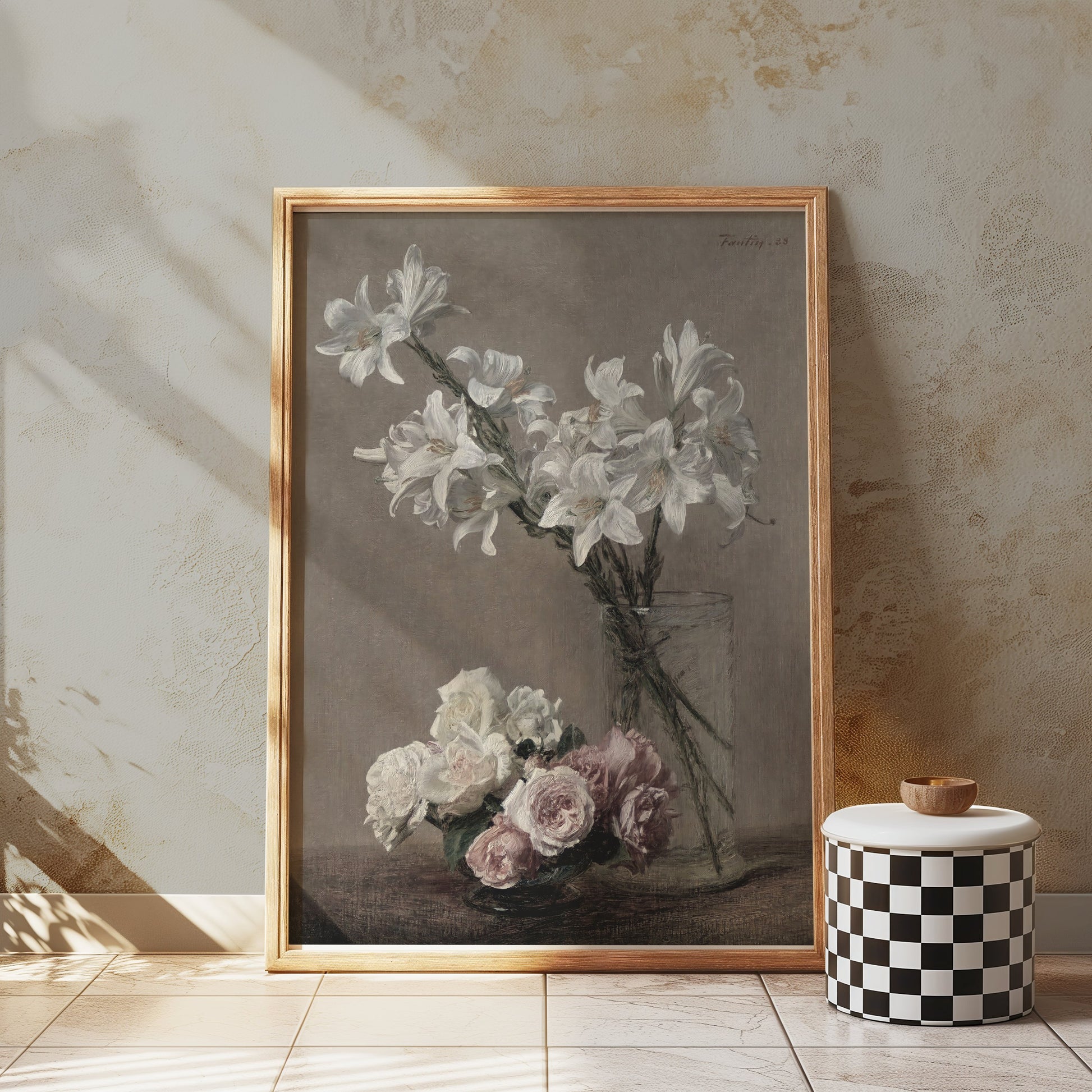 Premium Poster of Elegant Floral Arrangement Still Life Art Posters