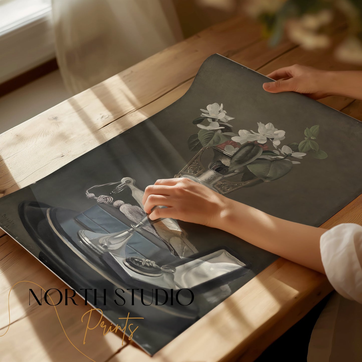 Premium Poster of Elegant Floral Arrangement Still Life Vase Posters