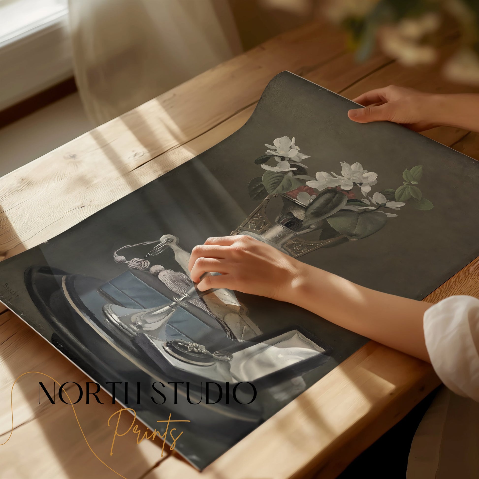 Premium Poster of Elegant Floral Arrangement Still Life Vase Posters