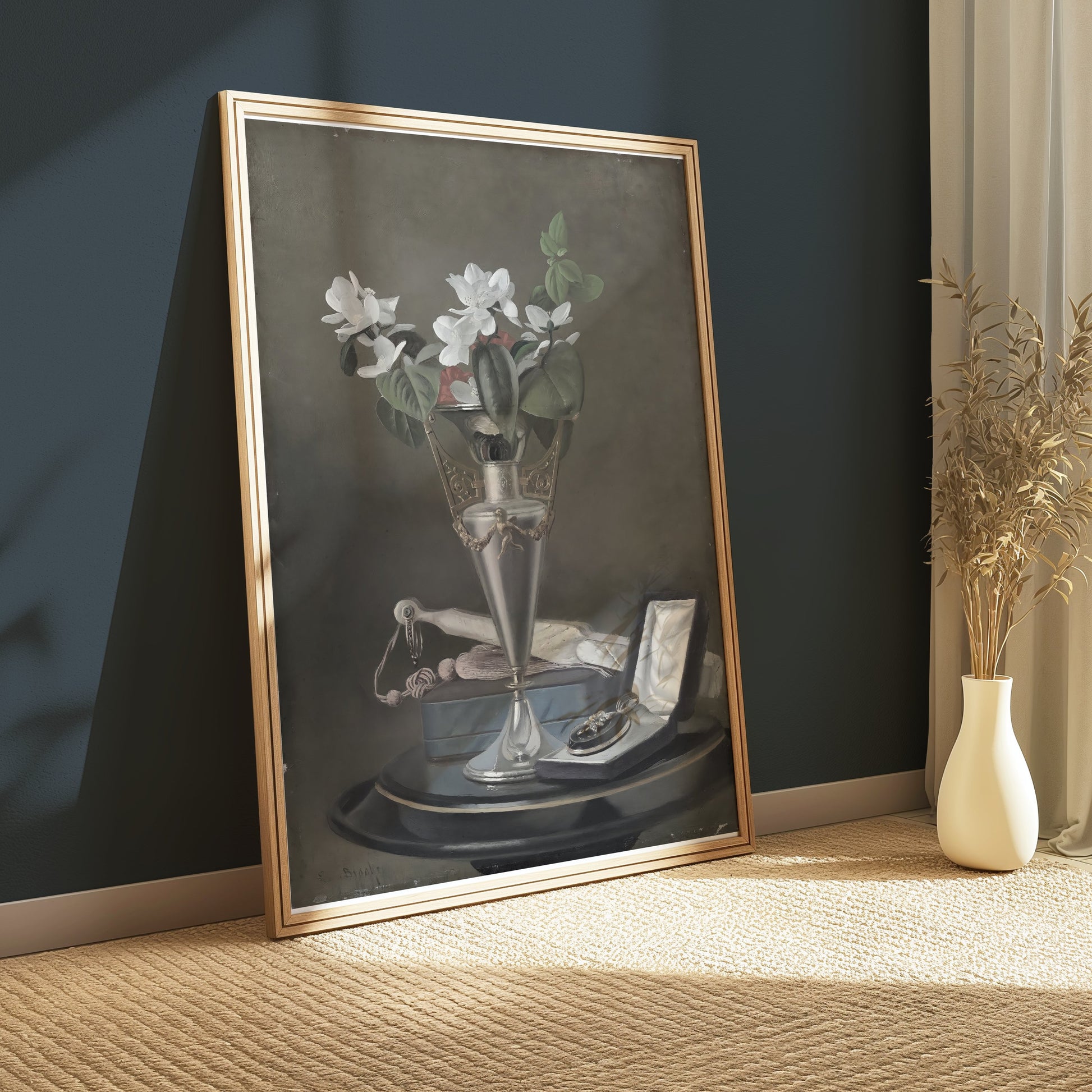 Premium Poster of Elegant Floral Arrangement Still Life Vase Posters