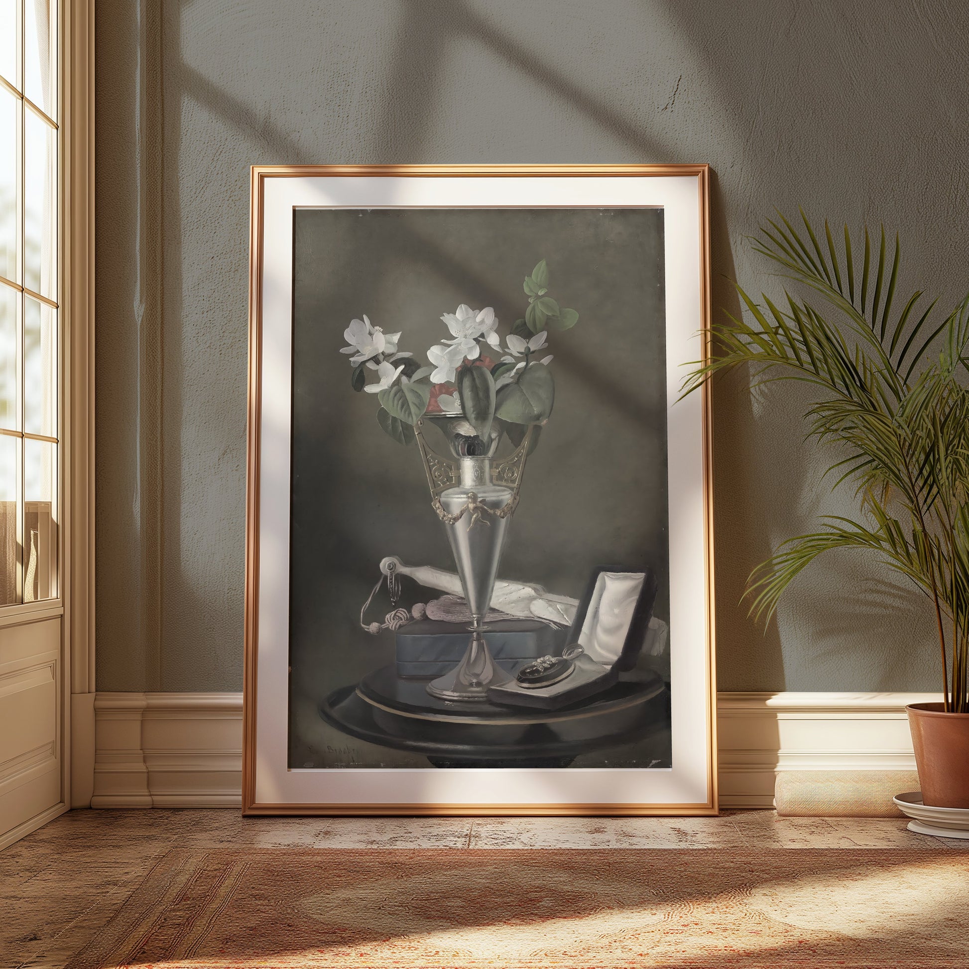 Premium Poster of Elegant Floral Arrangement Still Life Vase Posters