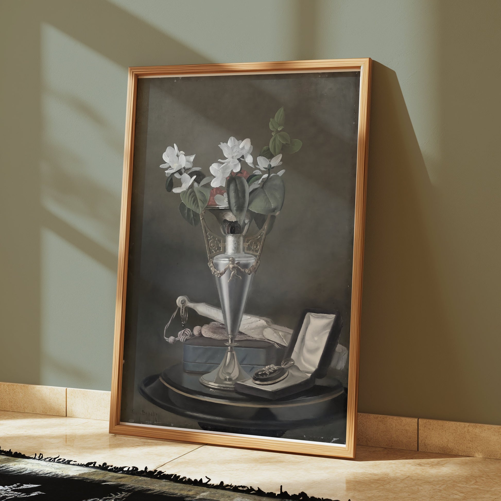 Premium Poster of Elegant Floral Arrangement Still Life Vase Posters