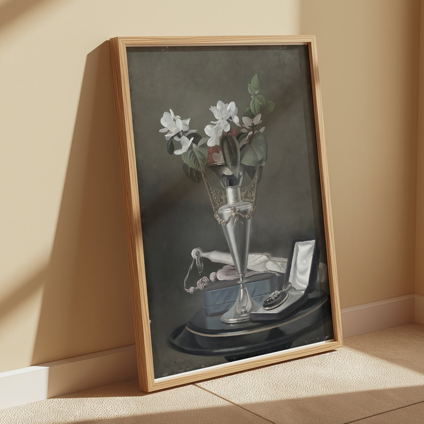 Premium Poster of Elegant Floral Arrangement Still Life Vase Posters