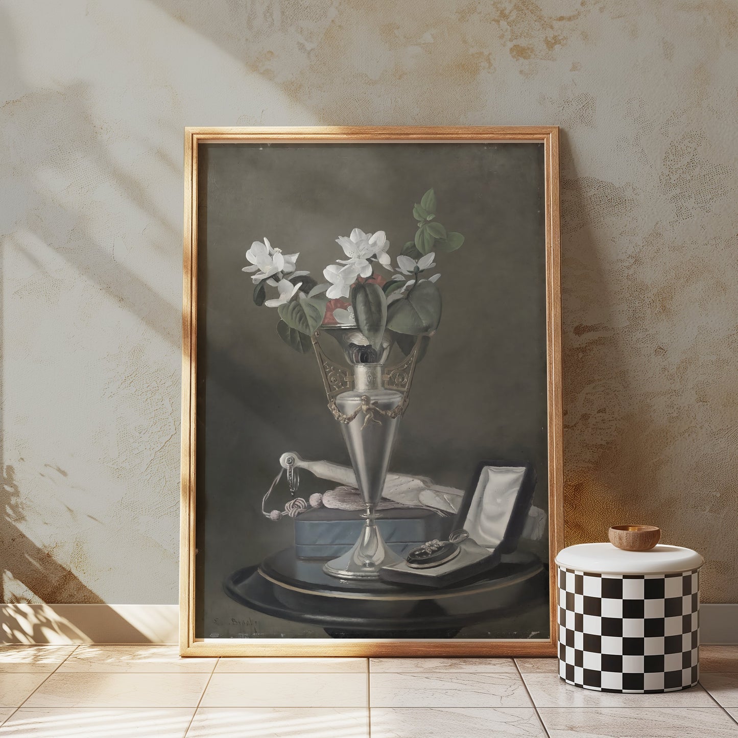 Premium Poster of Elegant Floral Arrangement Still Life Vase Posters