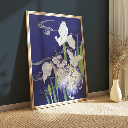 Premium Poster of Elegant Floral Art in Traditional Japanese Style Posters