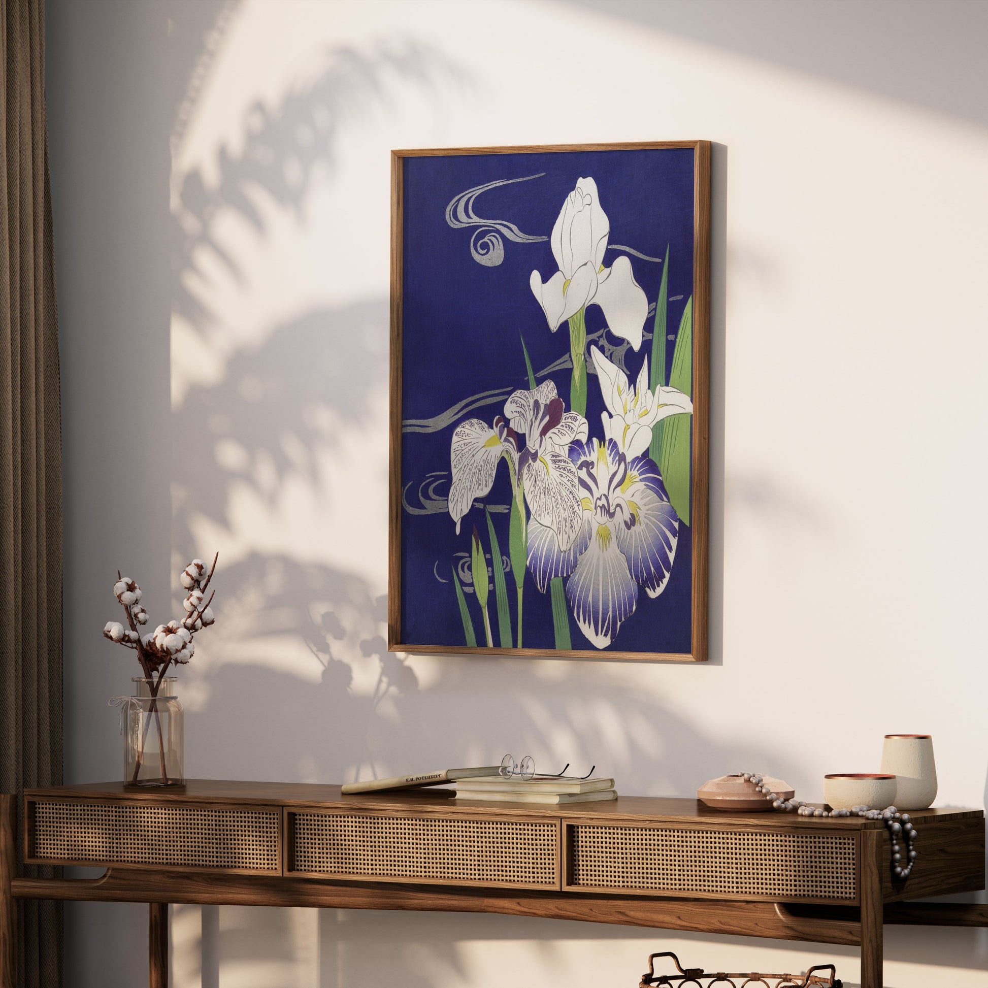 Premium Poster of Elegant Floral Art in Traditional Japanese Style Posters