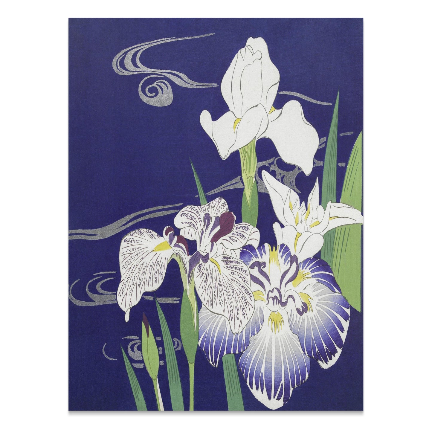 Premium Poster of Elegant Floral Art in Traditional Japanese Style Posters
