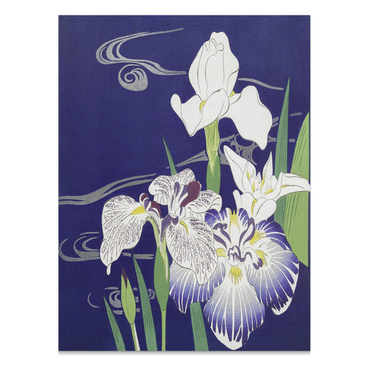 Premium Poster of Elegant Floral Art in Traditional Japanese Style Posters