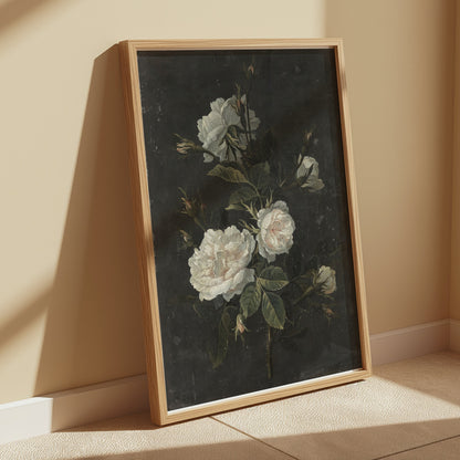Premium Poster of Elegant Floral Botanical Art Print for Home Wall Posters