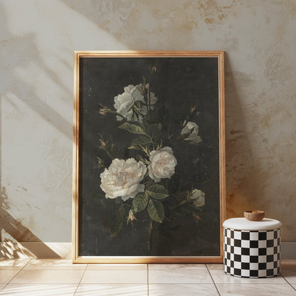 Premium Poster of Elegant Floral Botanical Art Print for Home Wall Posters