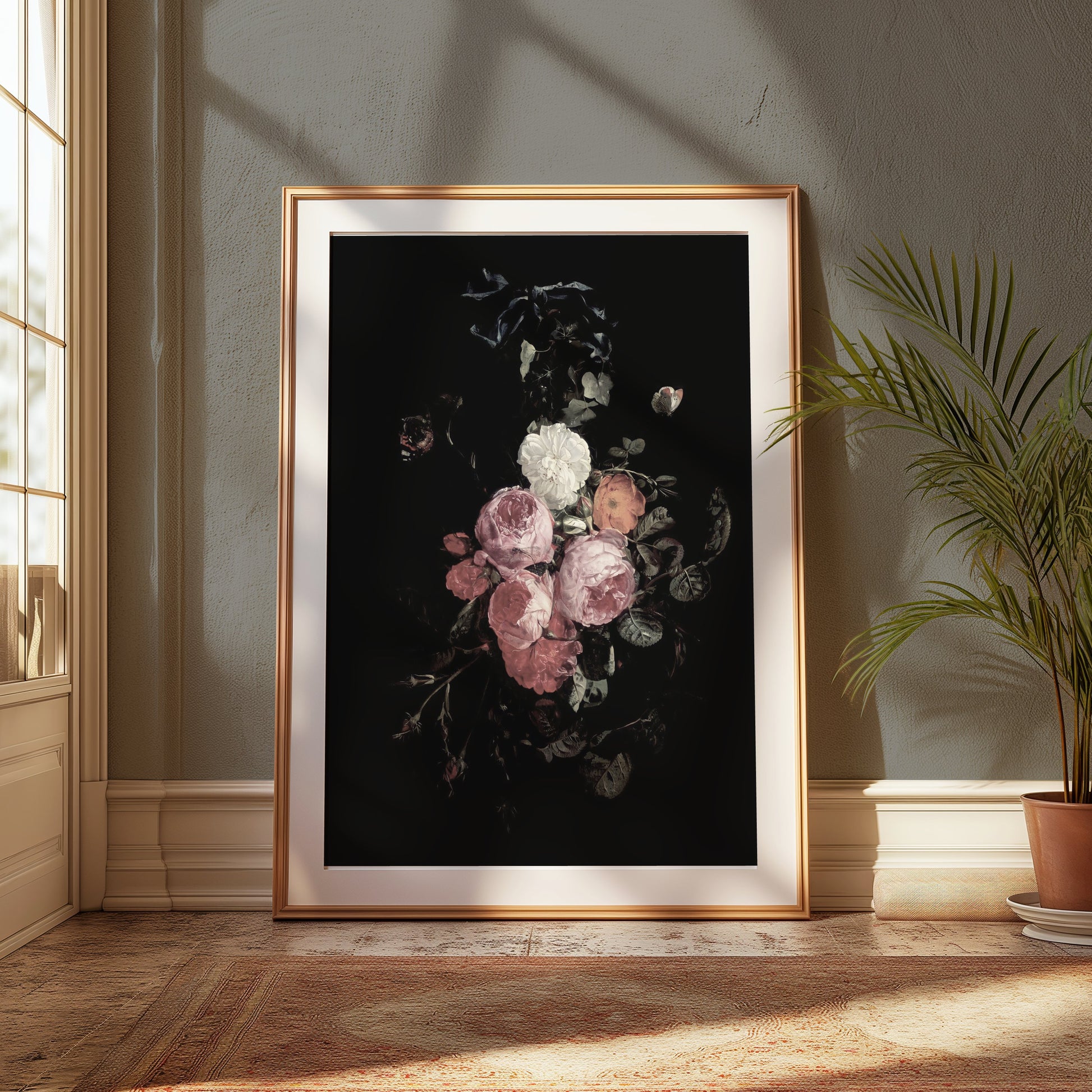 Premium Poster of Elegant Floral Bouquet Design Wall Art Posters