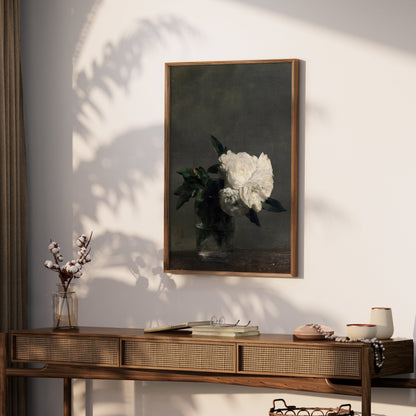 Premium Poster of Elegant Floral Painting Detailed Flower Blossoms Posters