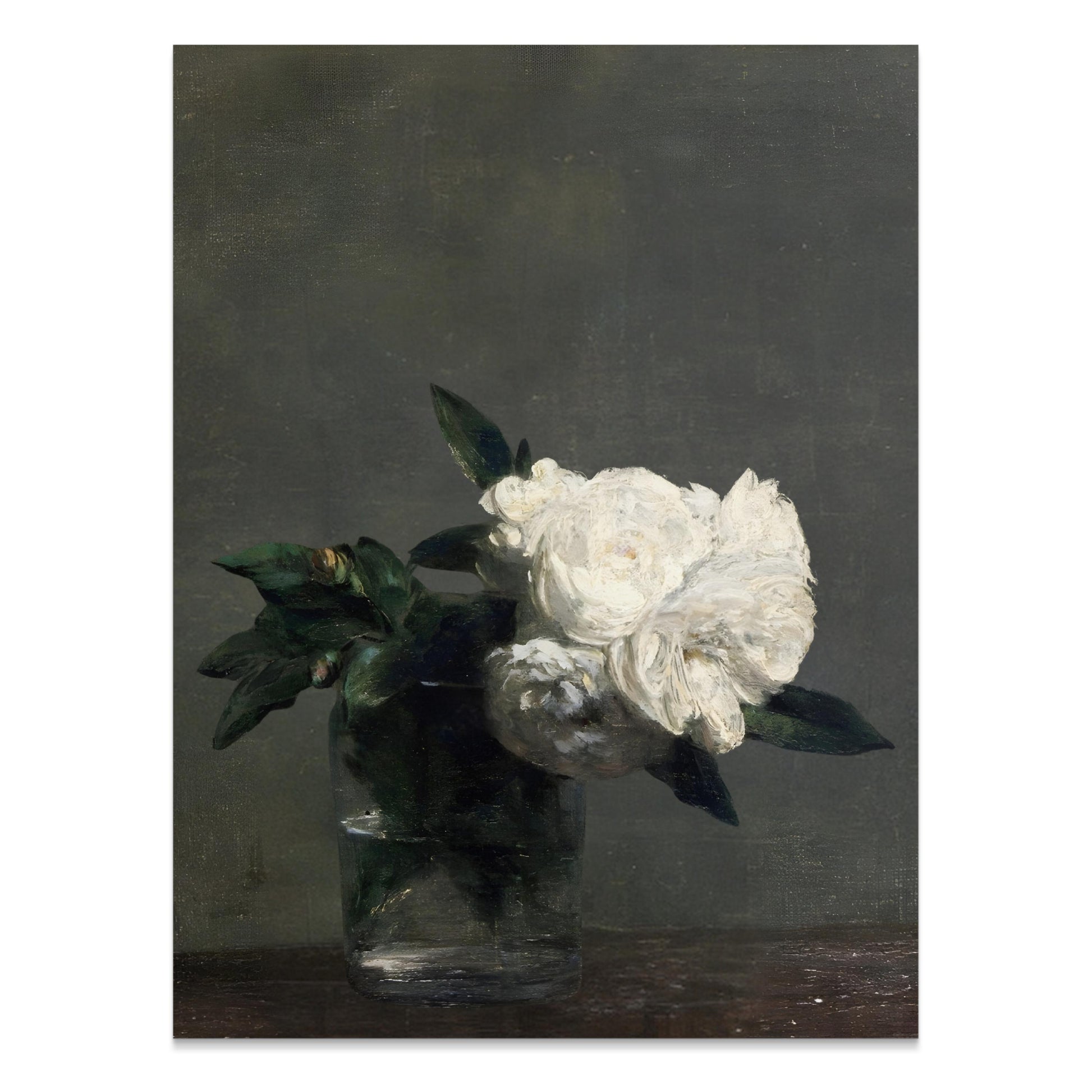 Premium Poster of Elegant Floral Painting Detailed Flower Blossoms Posters