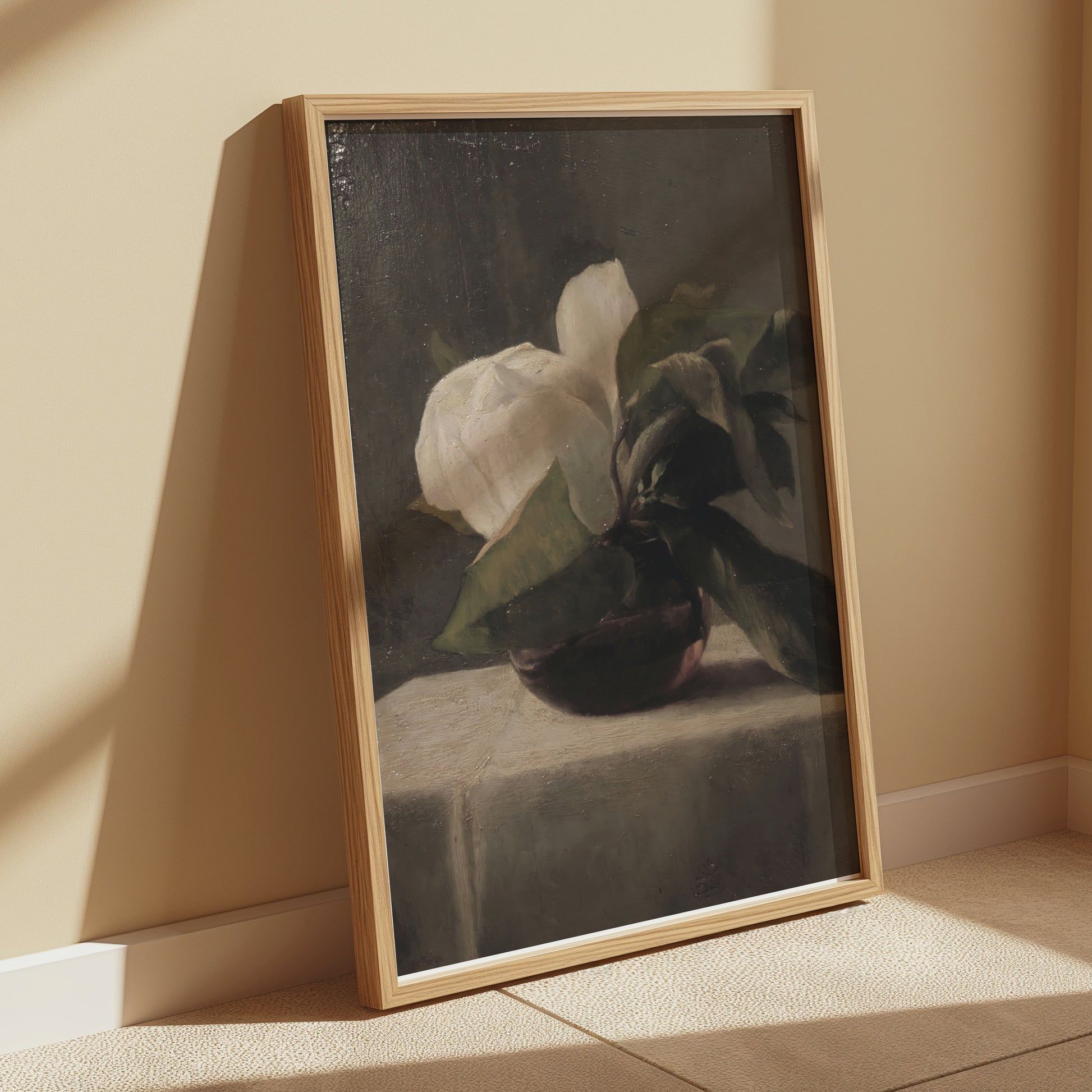 Premium Poster of Elegant Floral Still Life Painting Art Print Posters