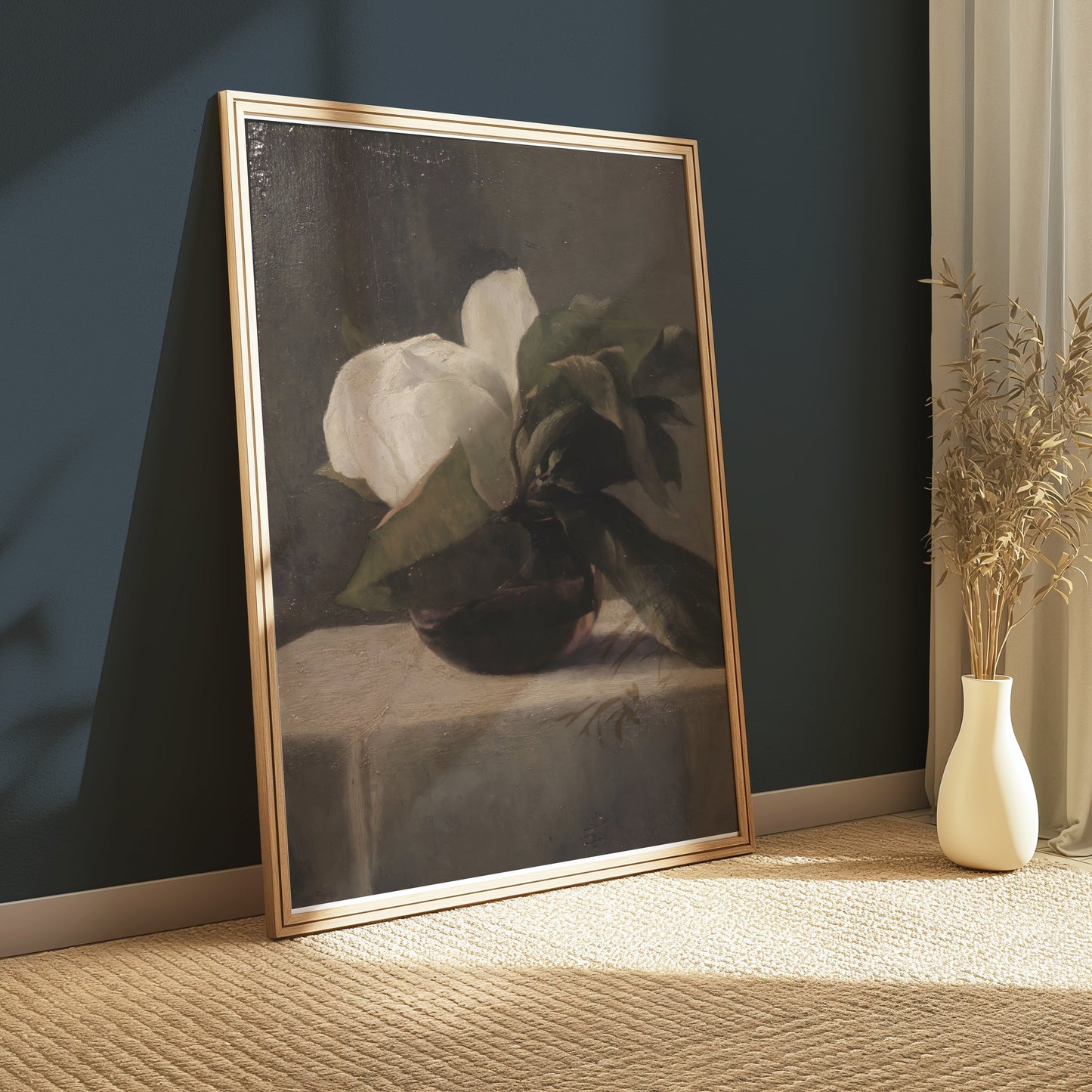 Premium Poster of Elegant Floral Still Life Painting Art Print Posters