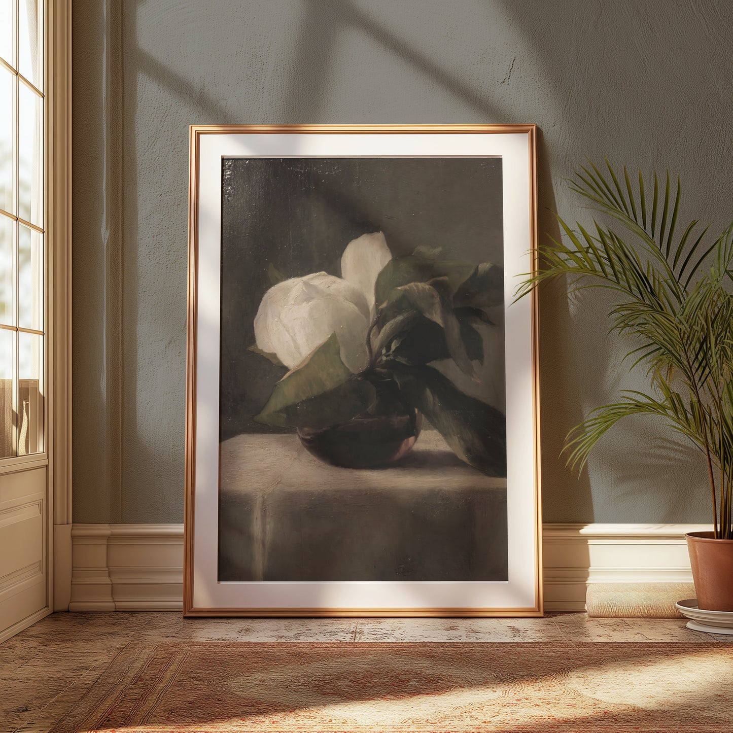 Premium Poster of Elegant Floral Still Life Painting Art Print Posters