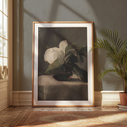 Premium Poster of Elegant Floral Still Life Painting Art Print Posters